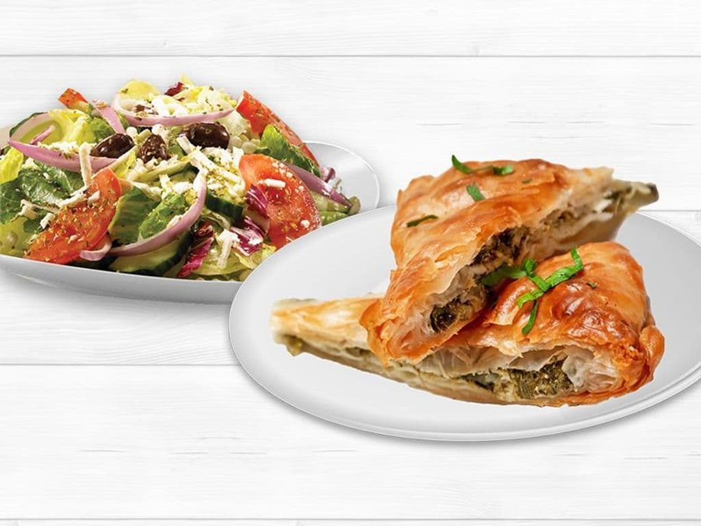 Spanakopita & Salad