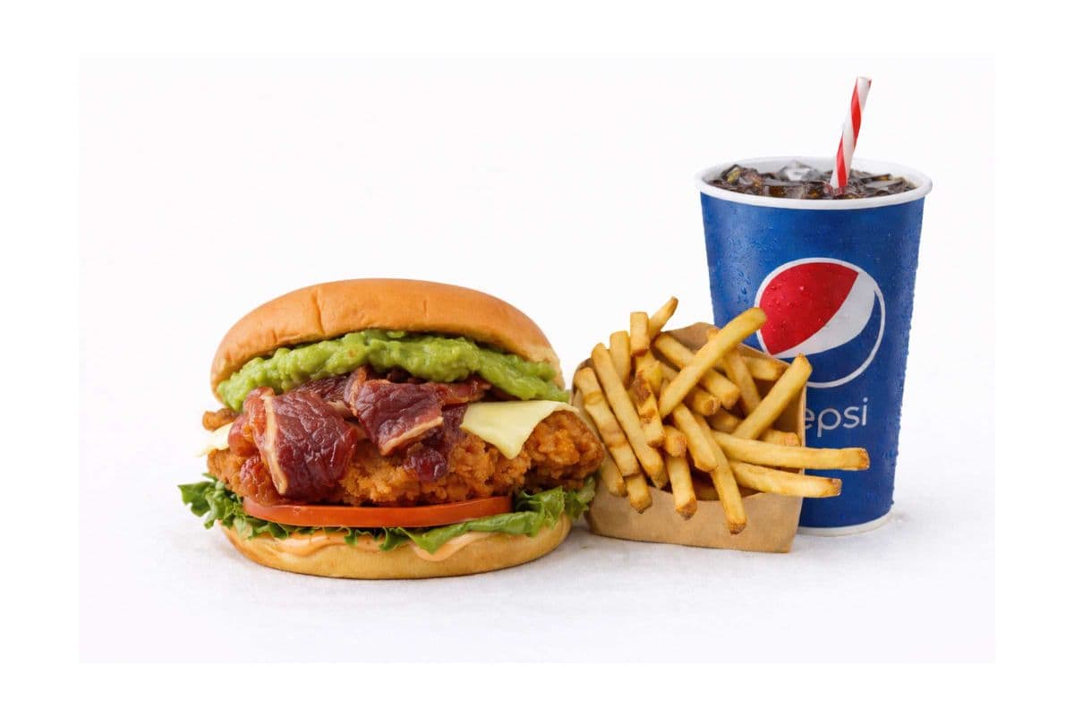 California Chicken Burger Combo