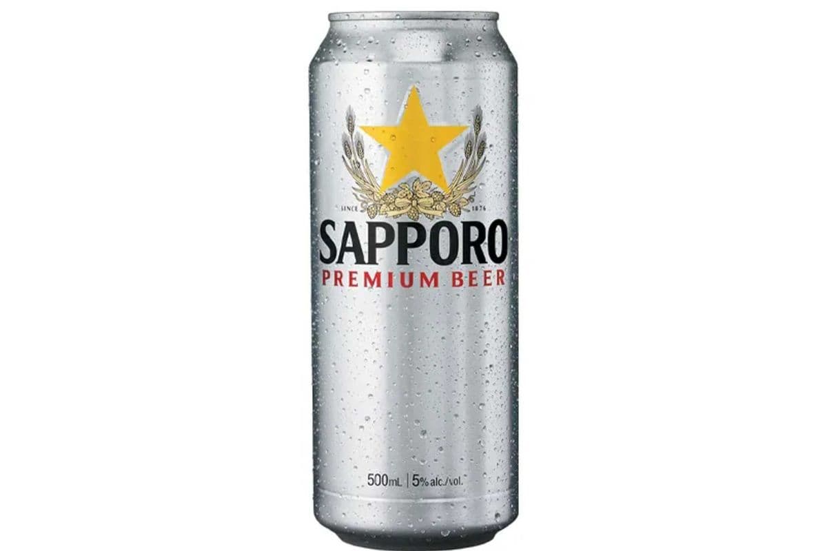 Sapporo Premium Beer (1 x 500 ml Can)