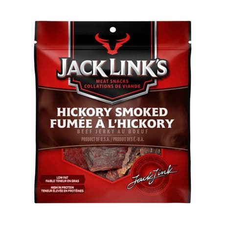 Jack Link's Beef Jerky Fumée a L' Hickory 80g/ Jack Link's Hickory Smoked Beef Jerky 80g