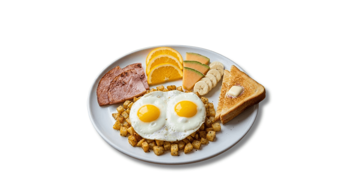 Déjeuner 2 Œufs et Viande