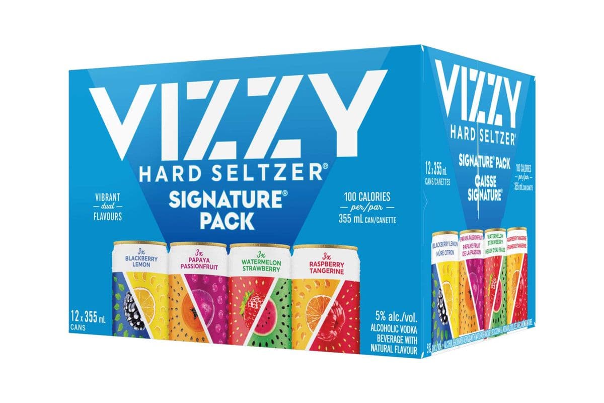 Vizzy Hard Seltzer Signature Pack (12 x 355mL)