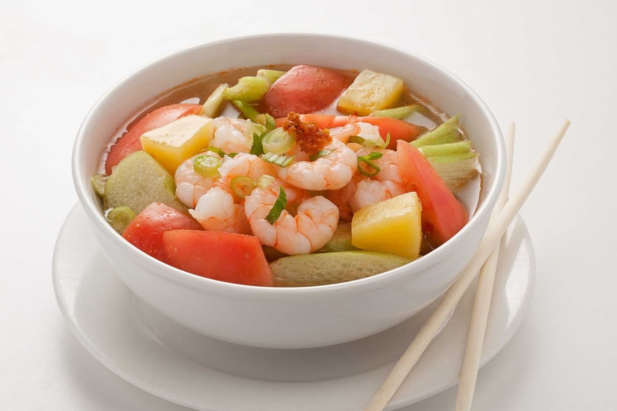 9GF. Hot and Sour with Prawn