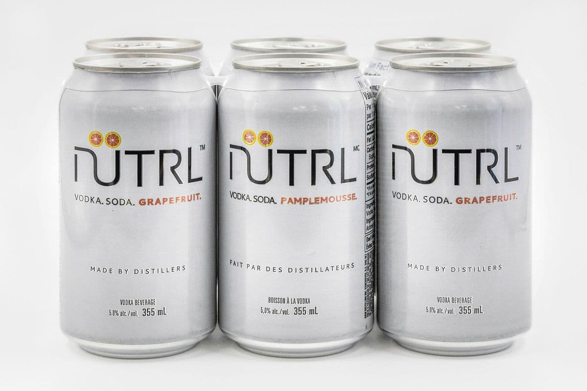 Nutrl Vodka Soda Grapefruit (6 x 355 ml)