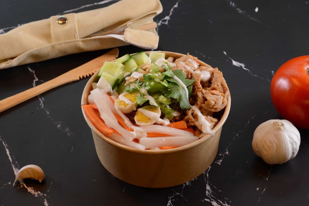 Blazin' Satay Chicken Farm Harvest Sticky Rice Bowl