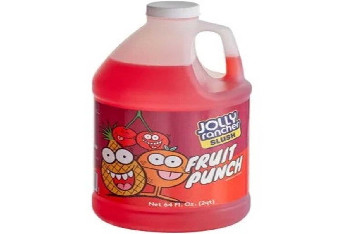 Medium Jolly Rancher Fruit Punch Slushy