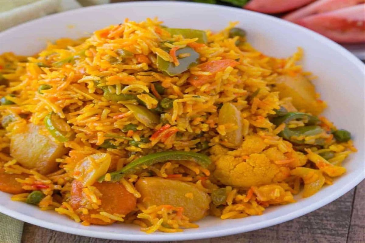 34. Vegetable Biryani