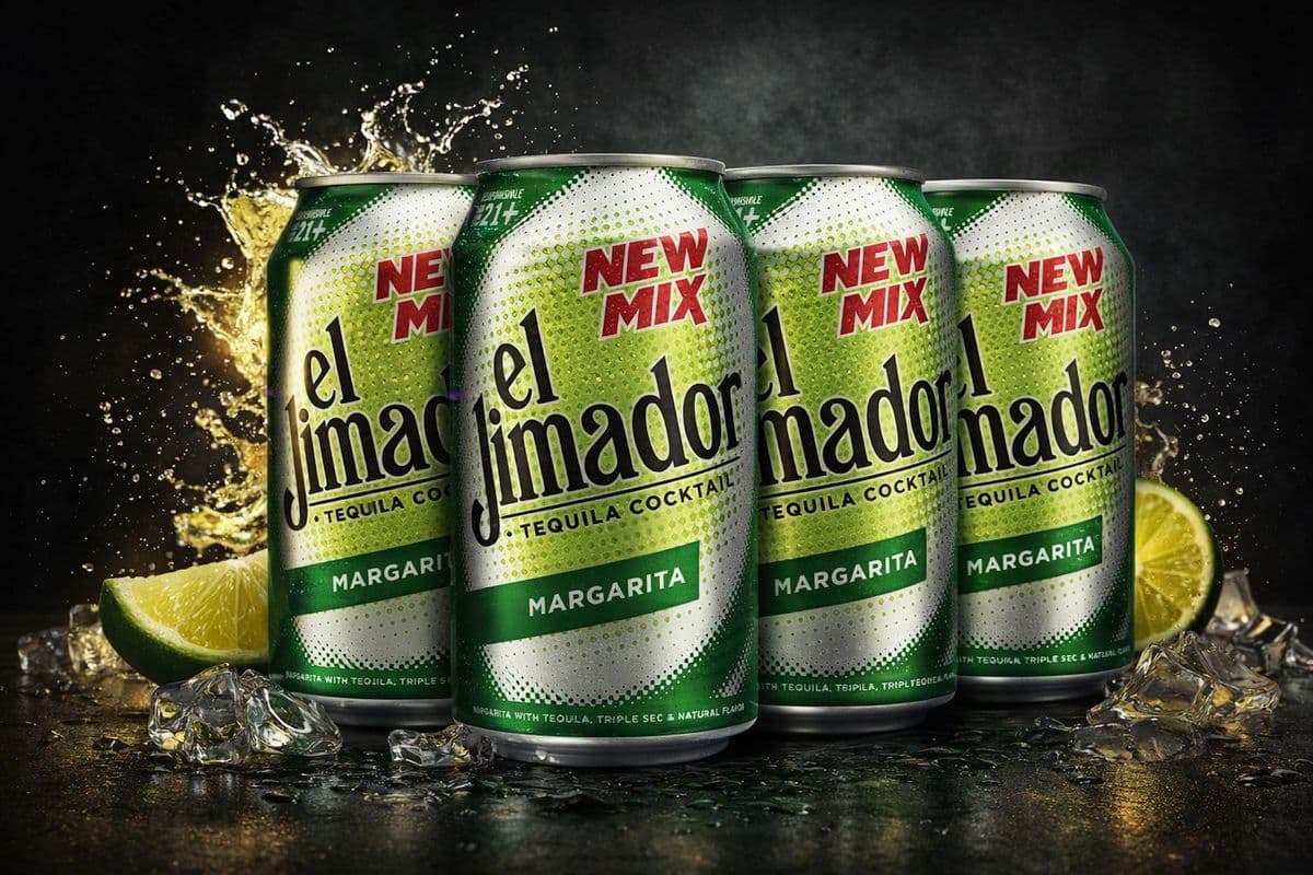EL JIMADOR NEW MIX MARGARITA (4 CANS X 355ML) 5.0% ABV (4 x 355 mL)