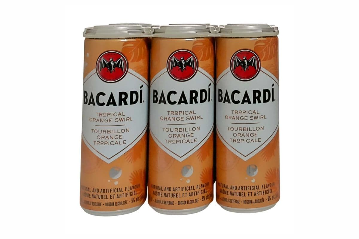 Bacardi Orange Swirl 6 can x 355ml (6 x 355ml)