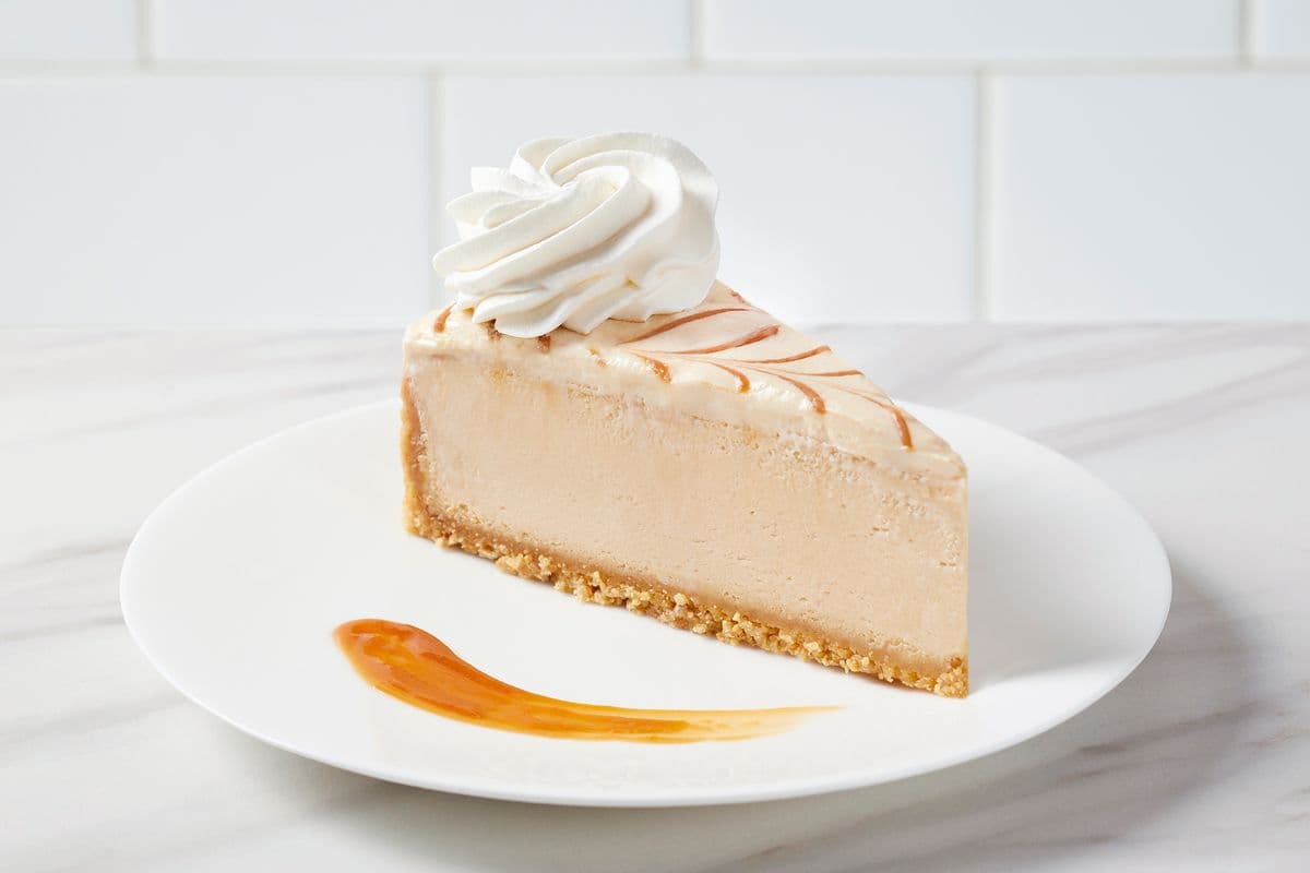 Tranche de gâteau au fromage Dulce de Leche / Dulce de Leche Cheesecake Slice