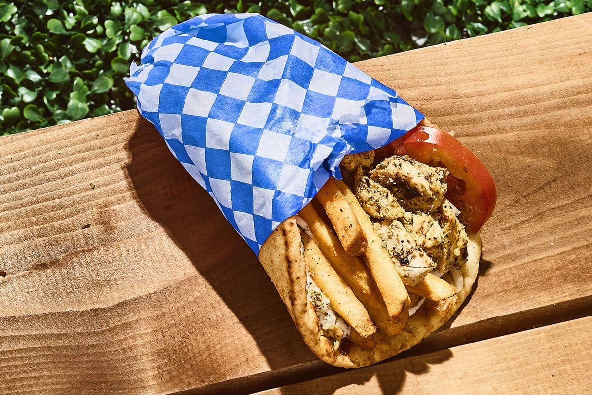 Chicken Souvlaki Wrap