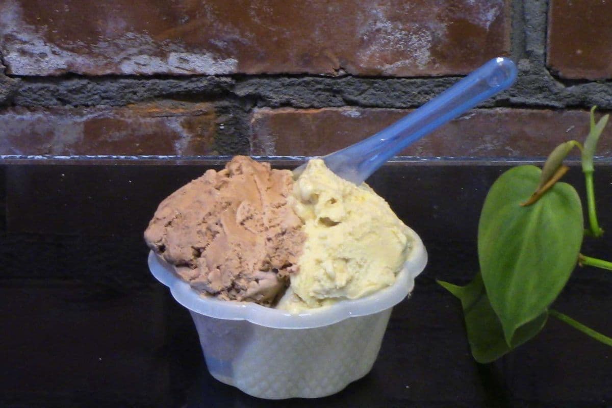 Gélato pistache et nutella / pistachio and hazelnut Gelato
