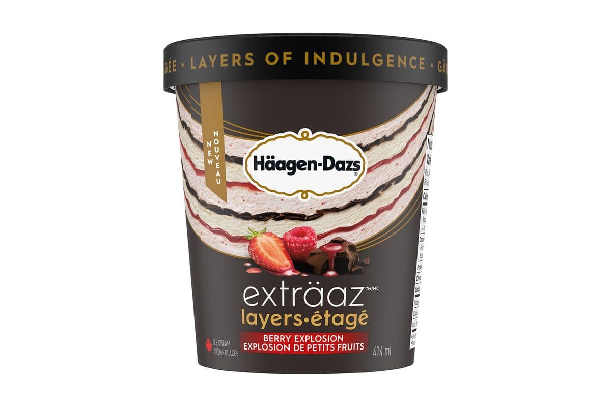 Häagen-Dazs Extraaz Layers Berry Explosion (414 ml)