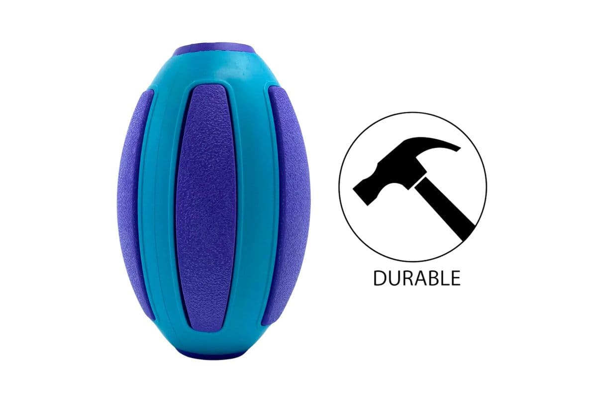 BuD'z - Rubber Astro Football Blue Dog