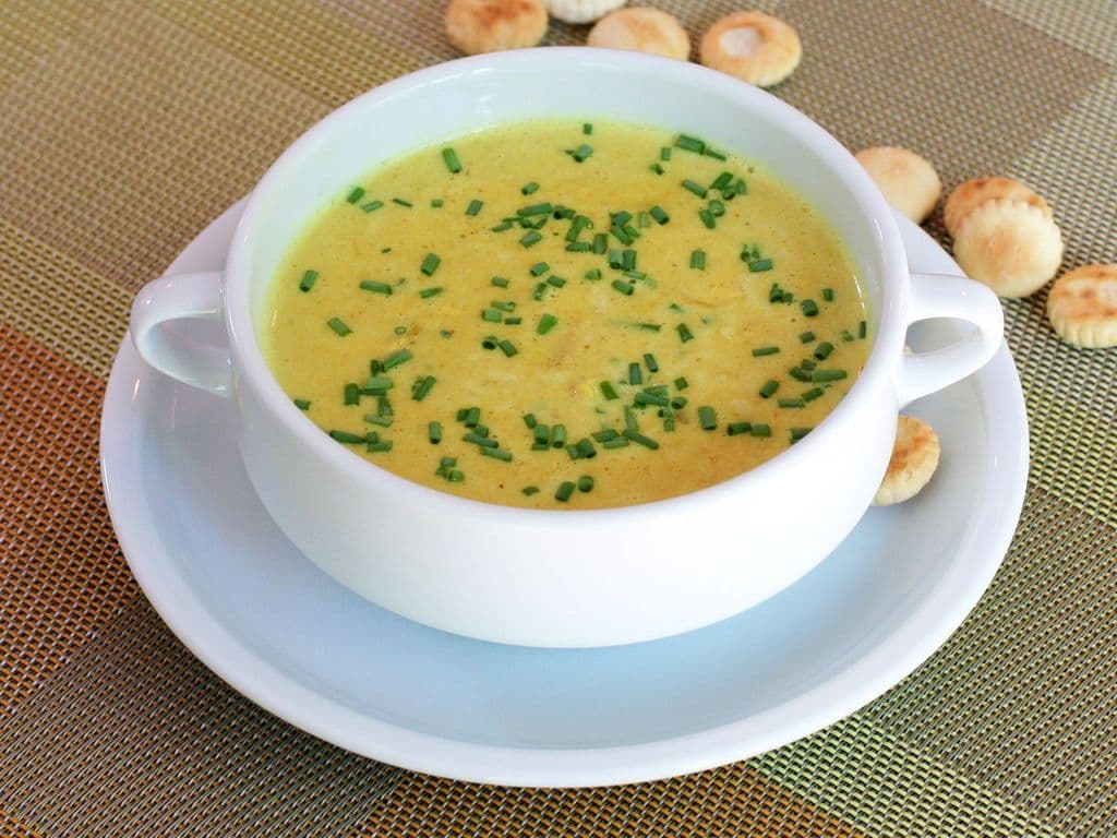 Soupe Poulet au Cari