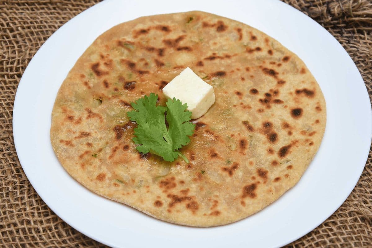 One Aloo Paratha with Dahi