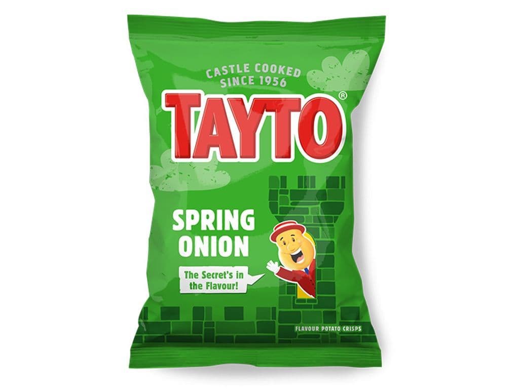 Tayto Spring Onion Irish Crisps 32.5g