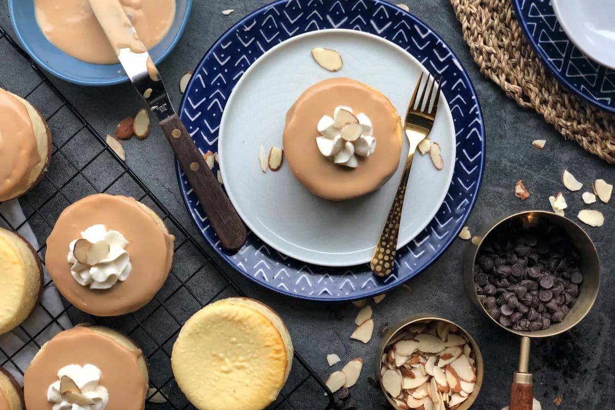 Mini Salted Caramel Cheesecake