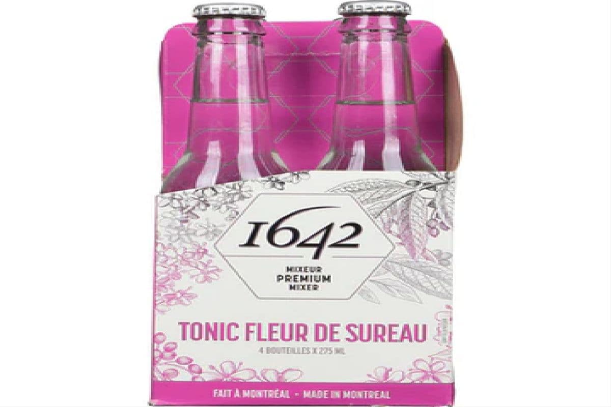 1642 Canadian Elderflower Tonic Water - 4 pack