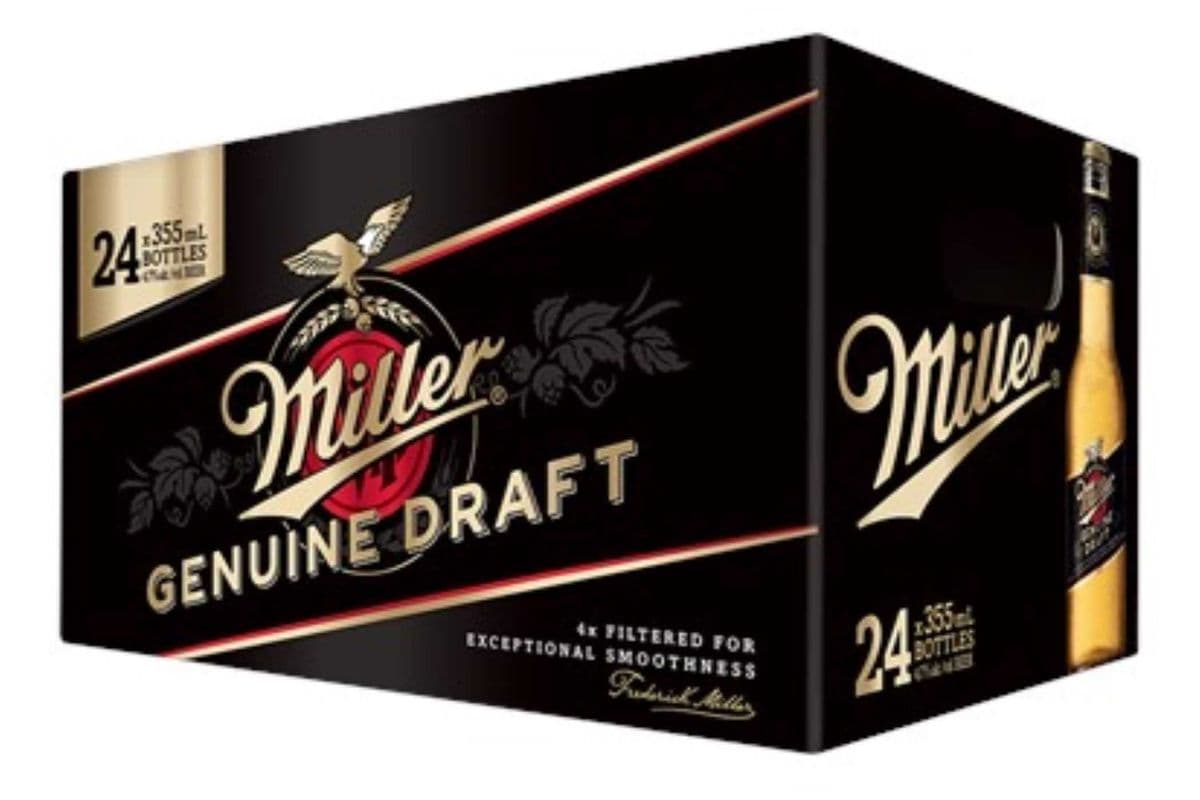 Miller Gen Draft 24 Bottles (24 x 341 ml Bottle)
