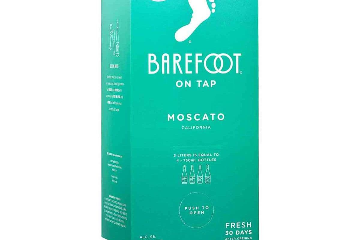 Barefoot Moscato (1 x 3 L Bottle)