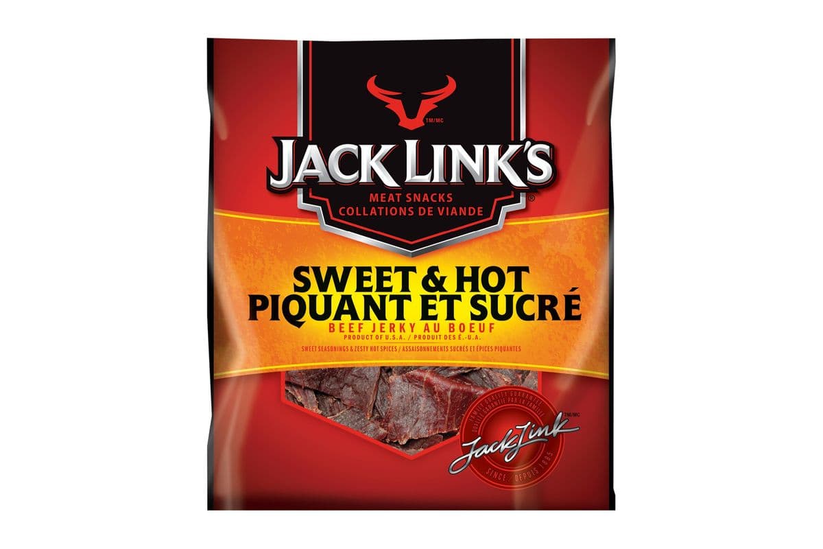 Jack Link's Jerky au boeuf piquant et sucré (80g) 77002 / Jack Link's Sweet & Hot Beef Jerky (80g) 77002