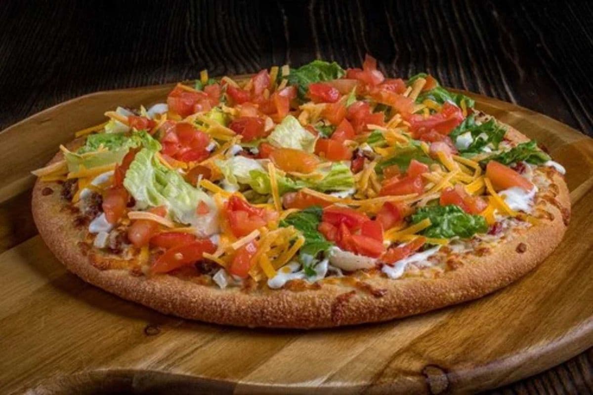 12" Beef Taco Pizza