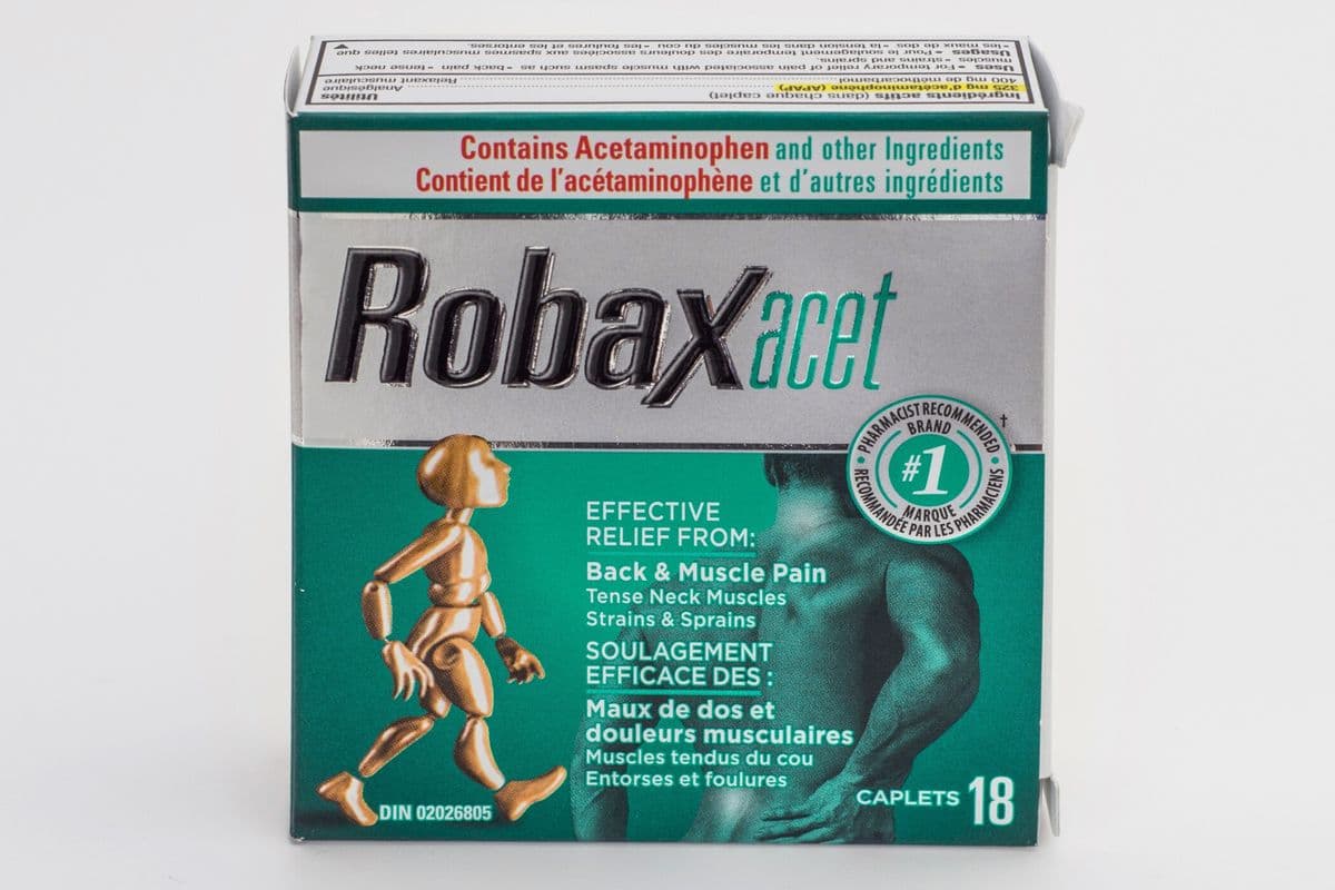 Robaxacet Caplets (18 caplets)