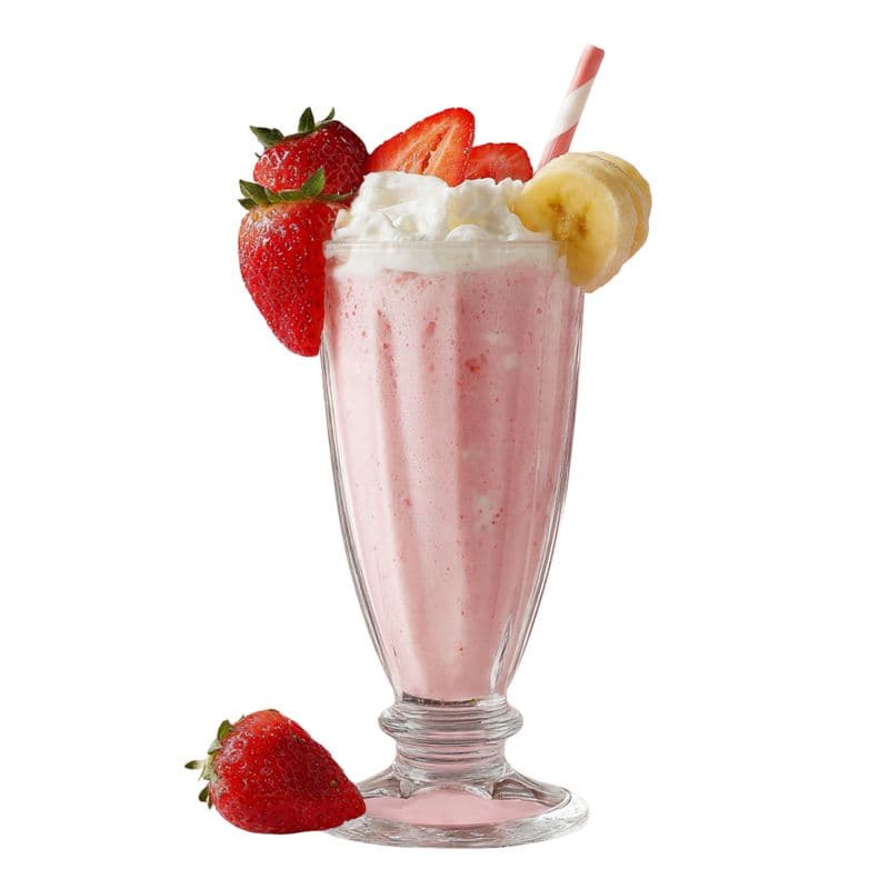 Strawberry Banana Milkshake
