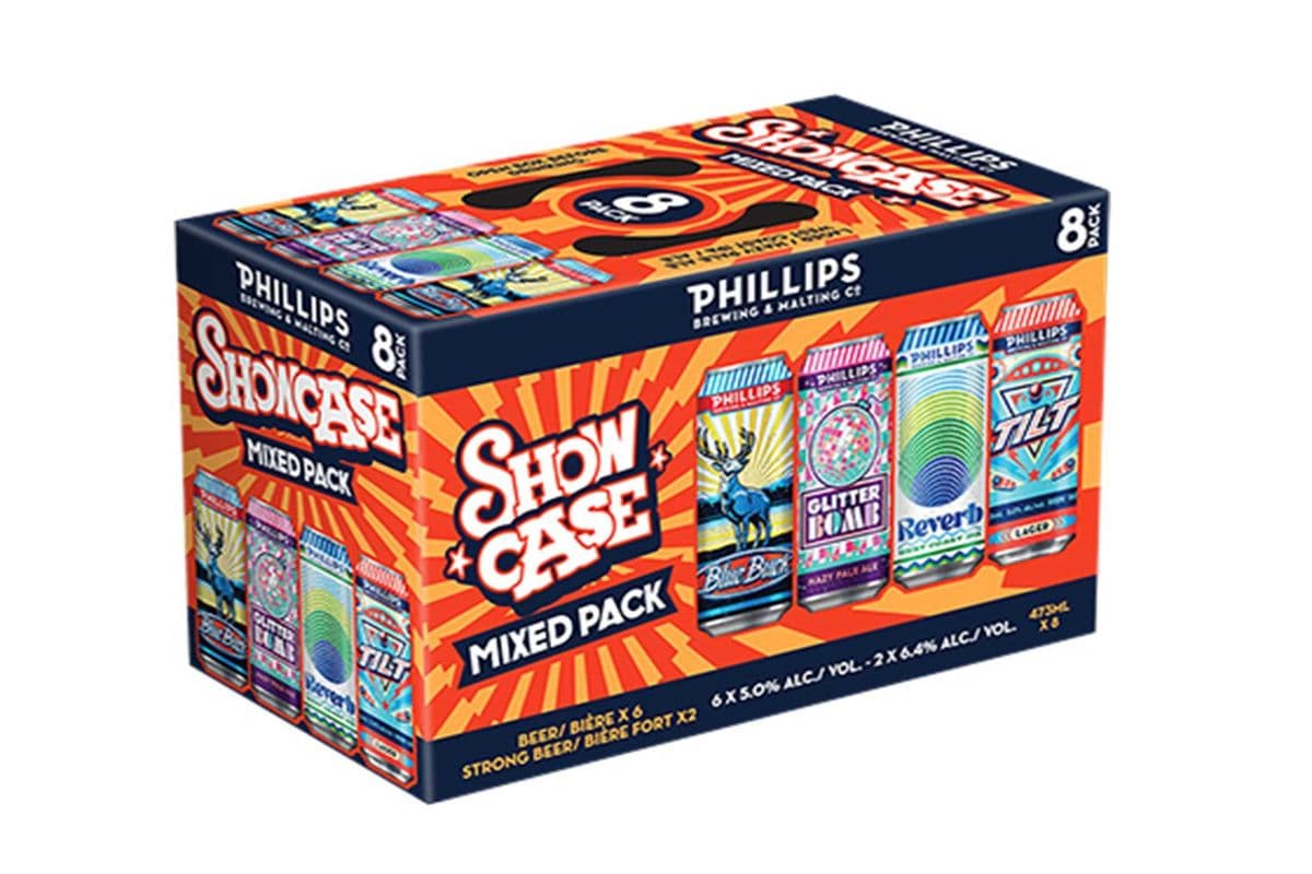 PHILLIPS SHOWCASE MIXED PACK 8 CANS (8 x 473 ML)
