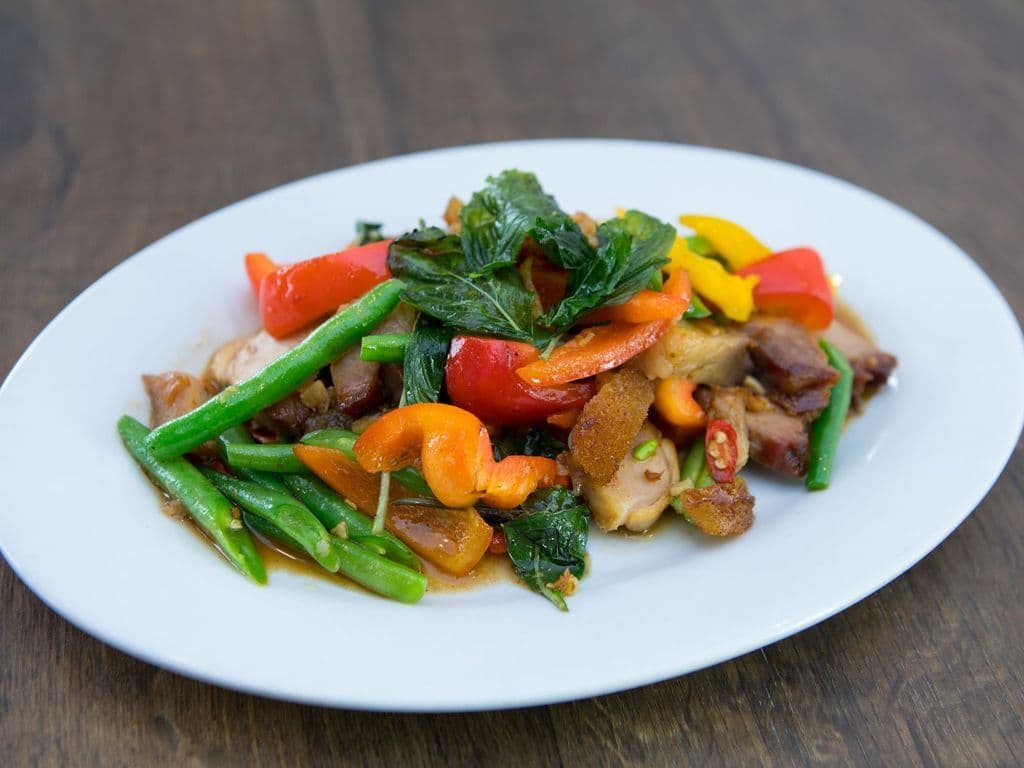 Pad Ka Pao Moo Grob