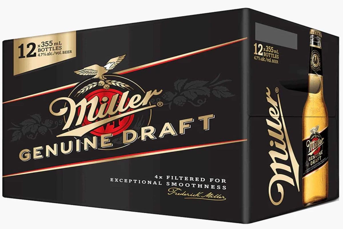 Miller Genuine Draft (12 x 355 ml Bottles)