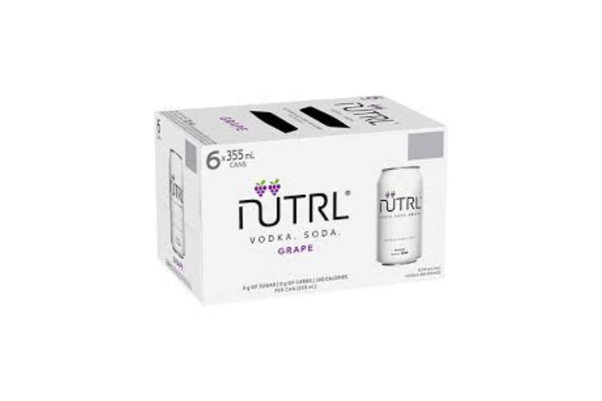 Nutrl Vodka Soda Grape (6 x 355ML)