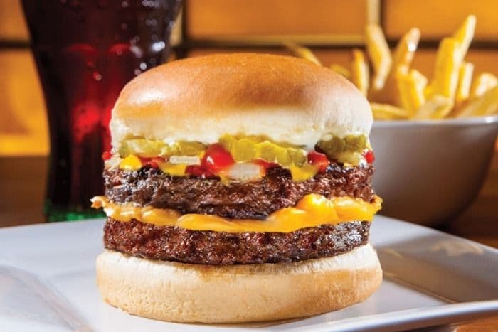 Double Straight Up Cheeseburger Meal