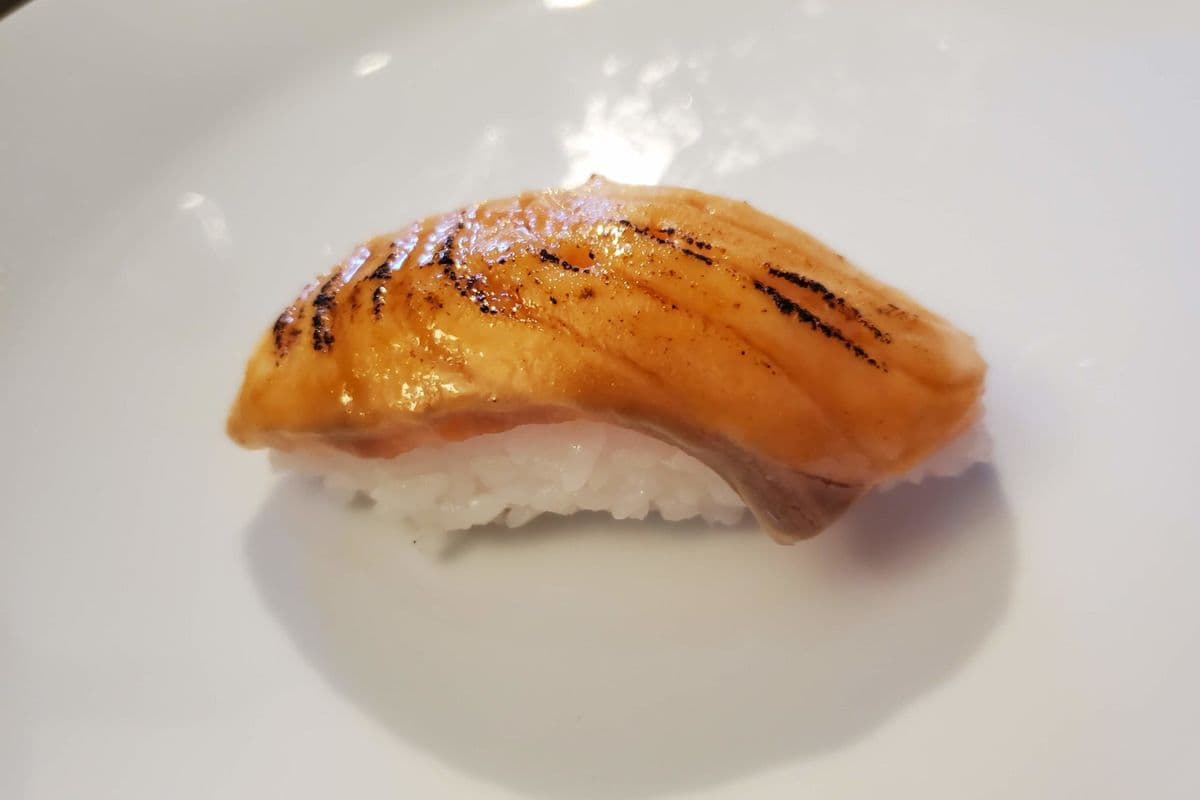 Torched Salmon Sushi