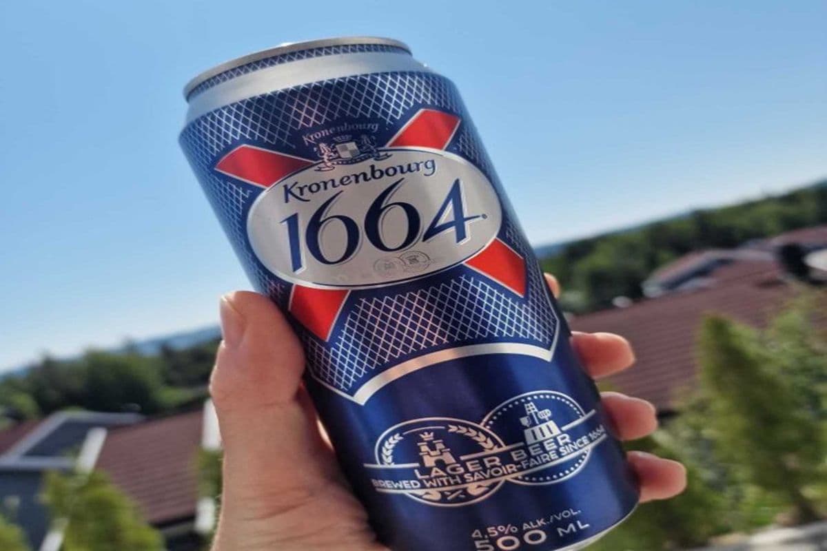 KRONENBOURG 1664 LAGER CAN (1 x 500ML)