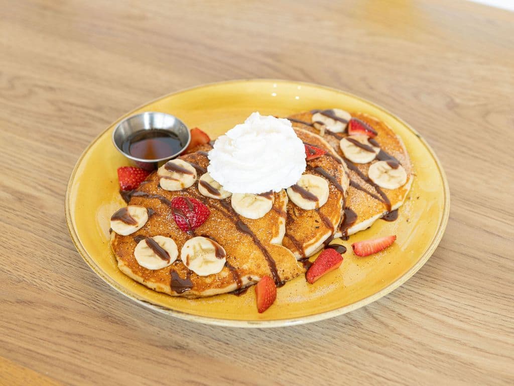 Churro Nutella Pancakes