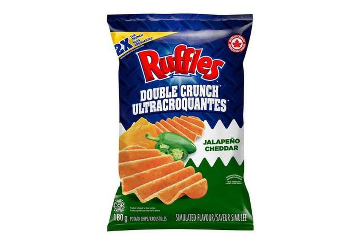 Ruffles Double Crunch Jalapeno Cheddar (180 g)