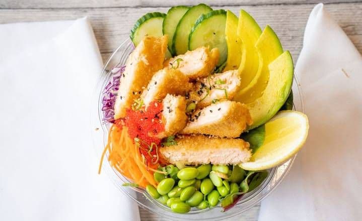 Salmon Katsu Poke / Poké Saumon Katsu