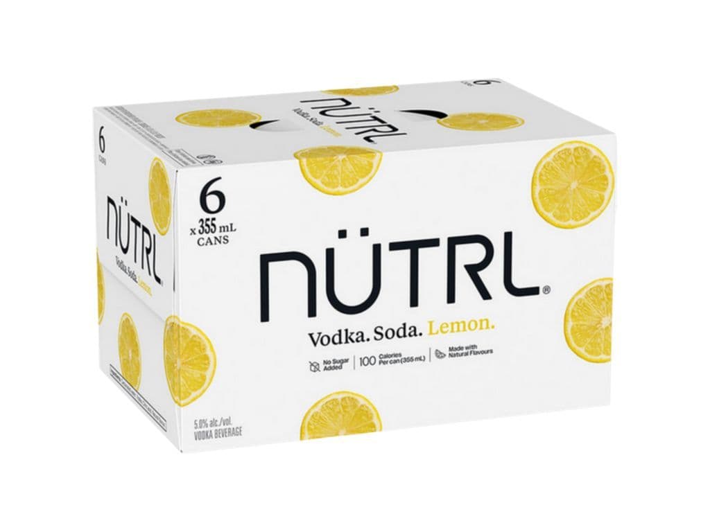 Nutrl Vodka Soda - Lemon 6pk