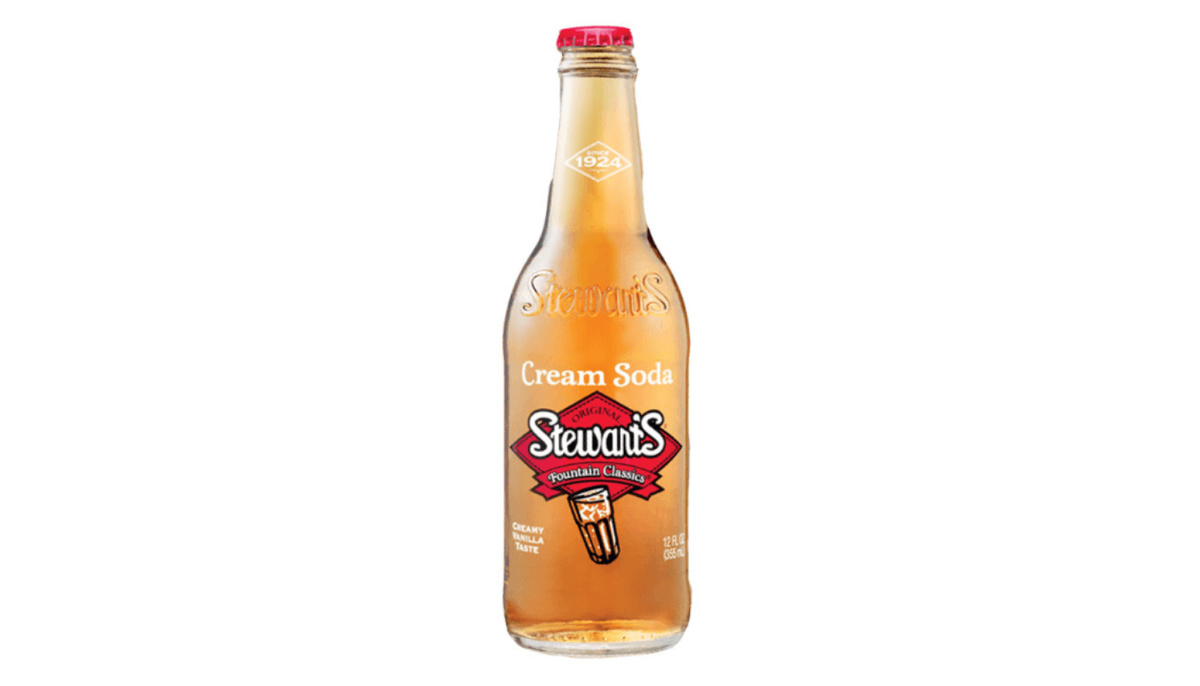 Stewart's - Soda à la Crème 355mL bouteille en verre / Cream Soda 355mL glass bottle