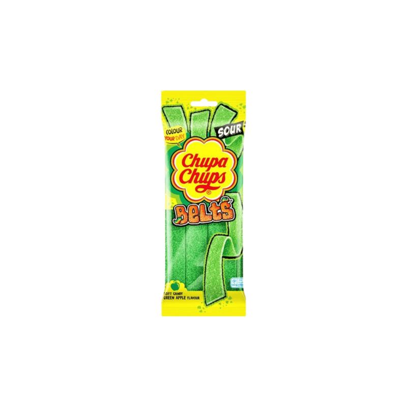 Sour Apple Chupa Chups Belts - UK (90g)