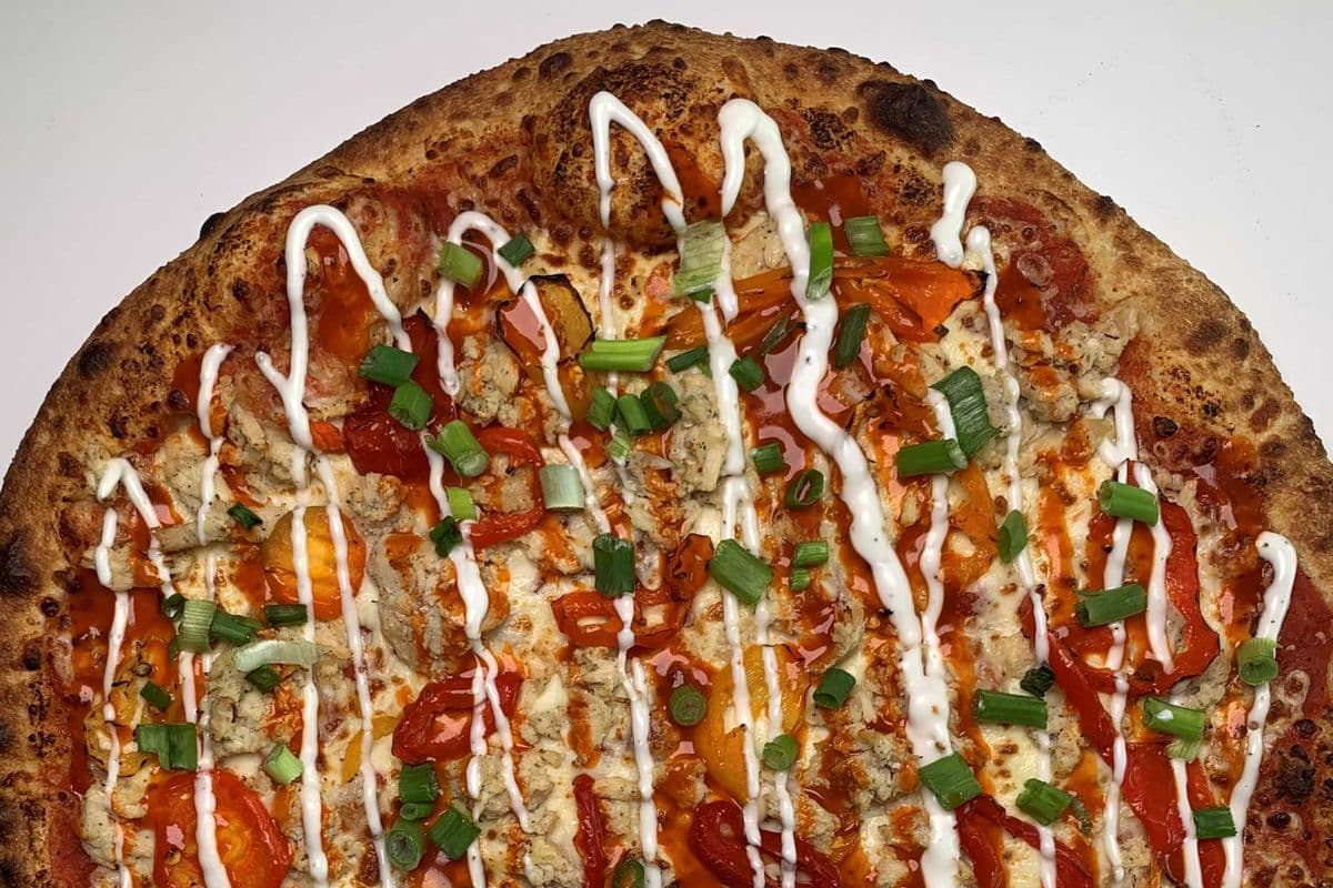 Buffalo Chicken Big Love Pizza