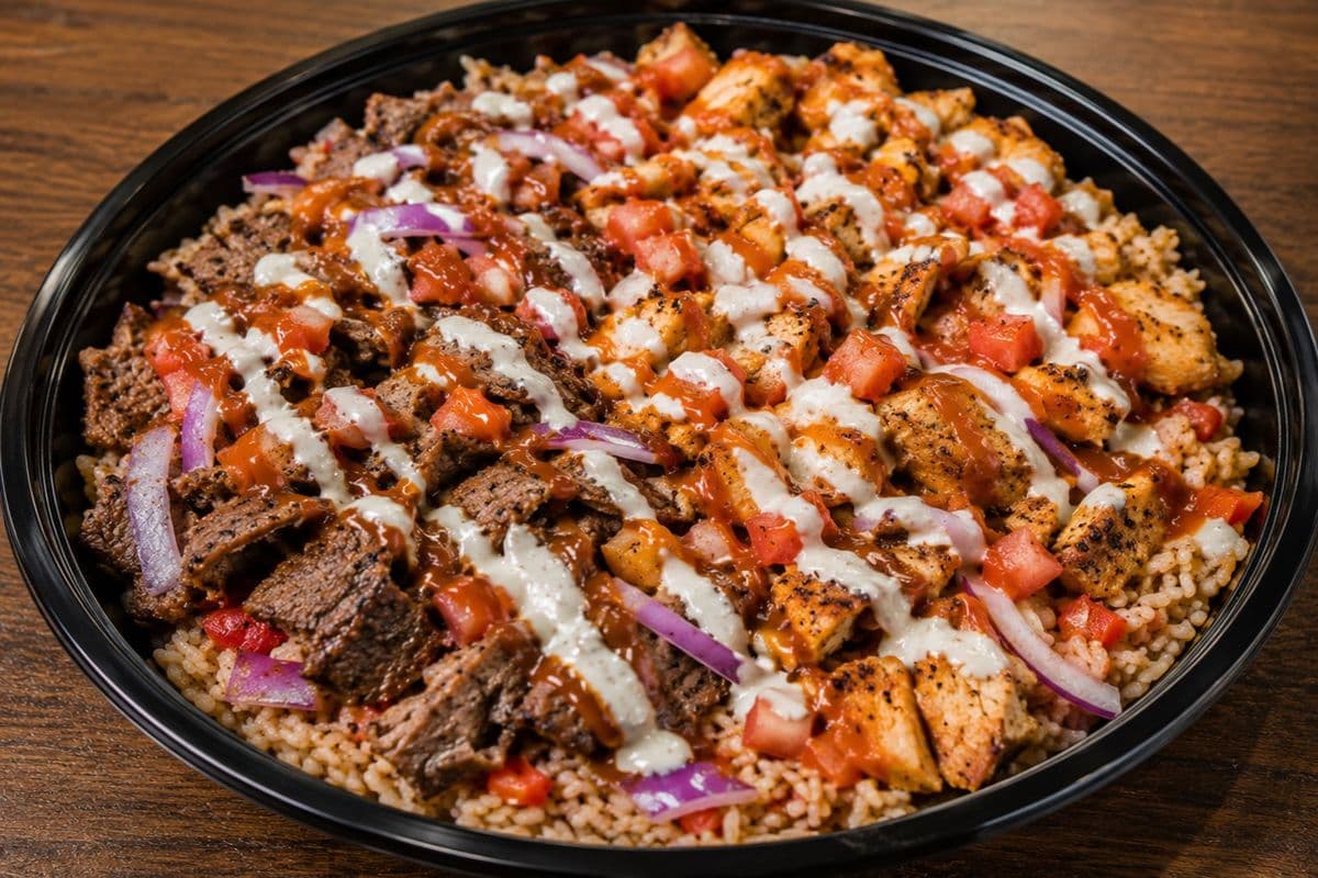 Chicken & Beef on the Rice