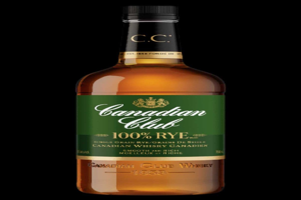 Canadian Club 100% Rye Whiskey (1 x 750 ml)