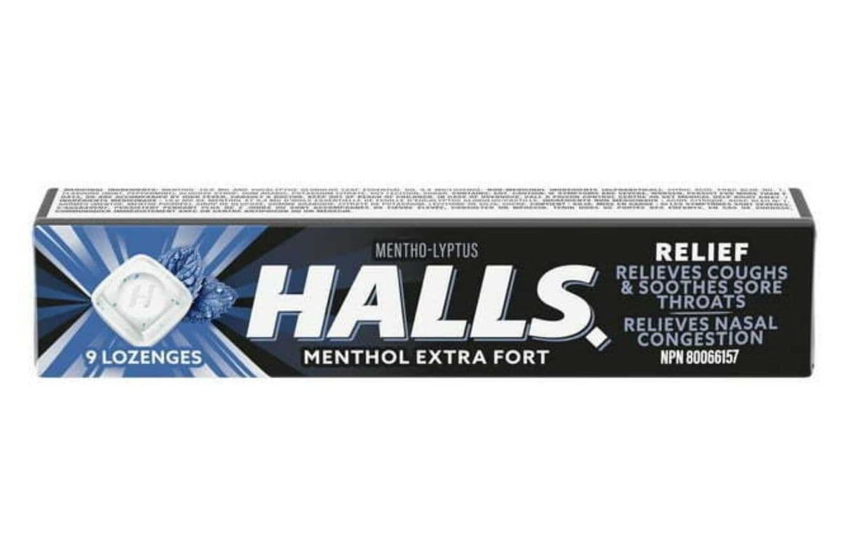 Halls Extra Strong Menthol Cough Drops 9ct