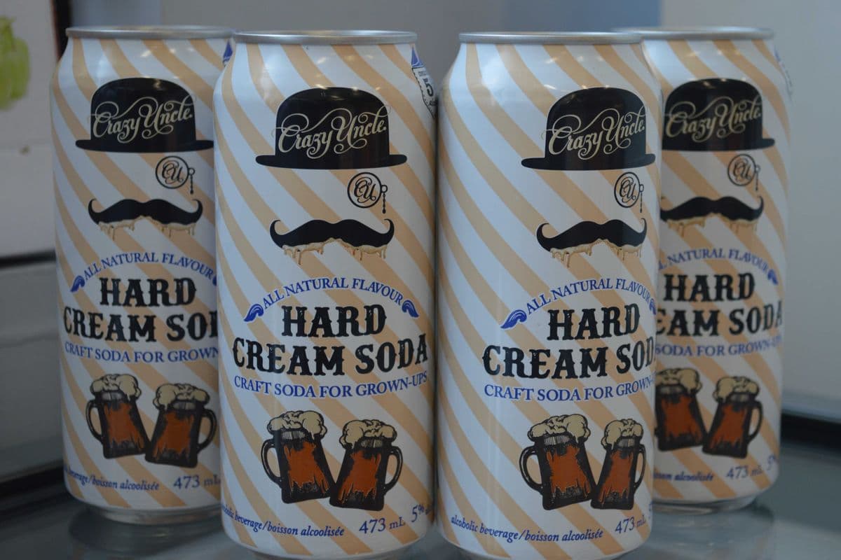 Crazy Uncle Hard Cream Soda (473 ml) (4 Pack)
