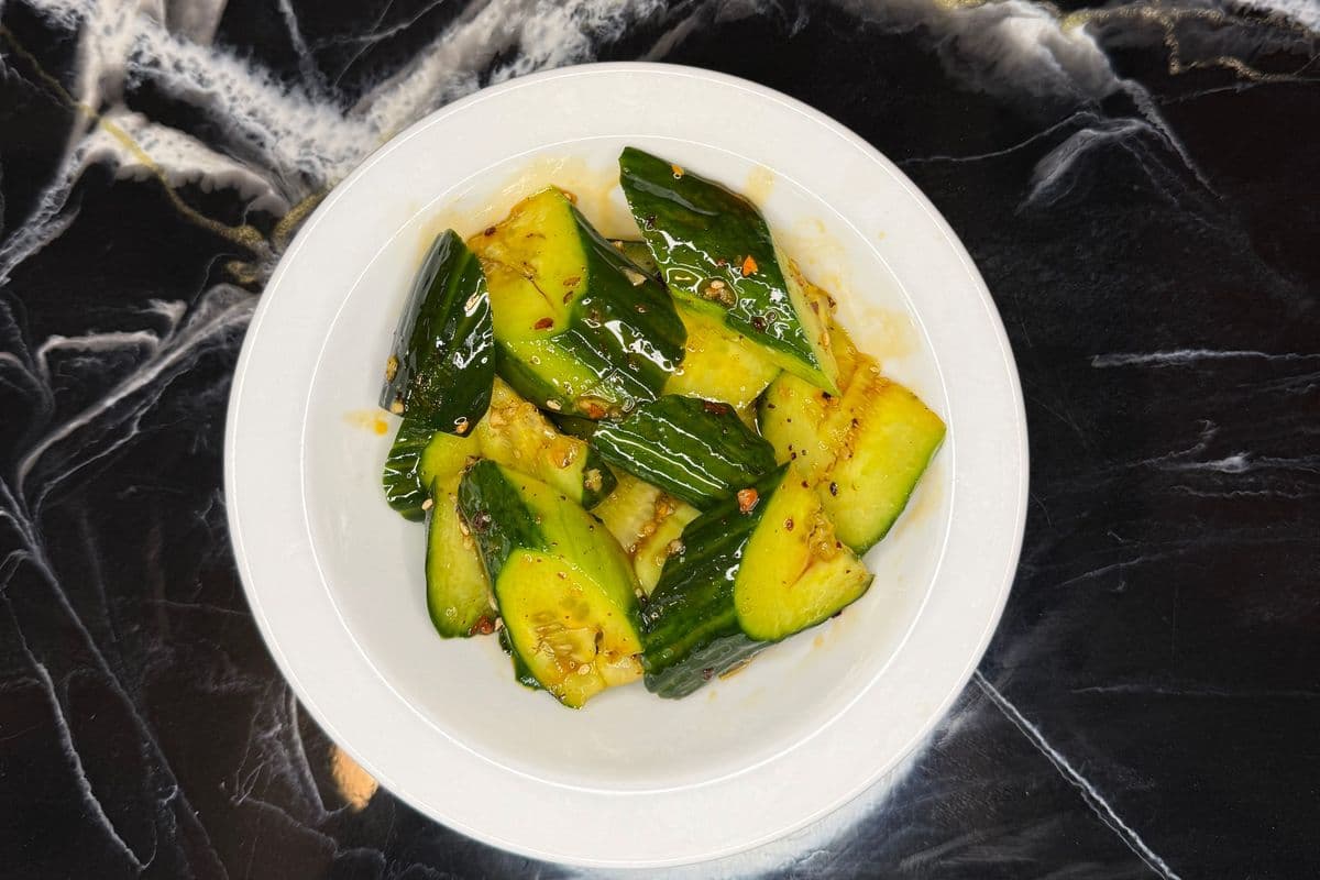 C3 凉拌黄瓜 Smashed Cucumbers Salad 🌶️