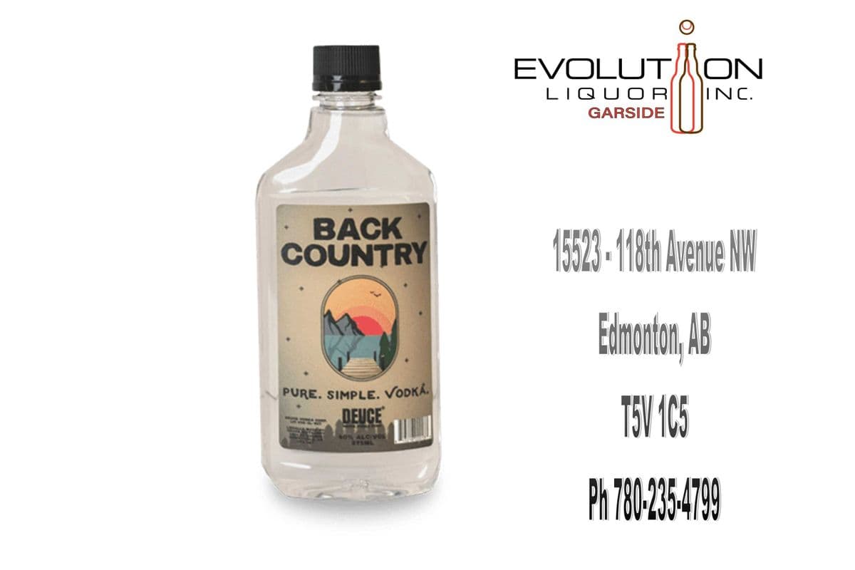 Back Country Vodka by Deuce 0375P (1 x 375ml Plastic Bottle)