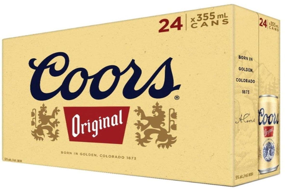 Coors Original 24 Cans (24 x 355 ml)